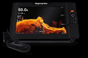 Raymarine Element 9HV Sonar/GPS – 9.0” Chart Plotter with CHIRP Sonar, Hypervision, Wi-Fi, GPS, HV-100 all-in-one transom mount transducer, No Chart (click for enlarged image)